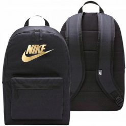 Plecak sportowy szkolny Nike Heritage 2.0 BA5879-013. Czarne plecaki damskie Nike, bez wzorów, sportowe. Za 159.00 zł.