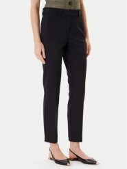 Marella Chinosy Opaco 2523136101 Czarny Slim Fit. Czarne spodnie materiałowe damskie Marella, bez wzorów, z wełny. Za 689.99 zł.