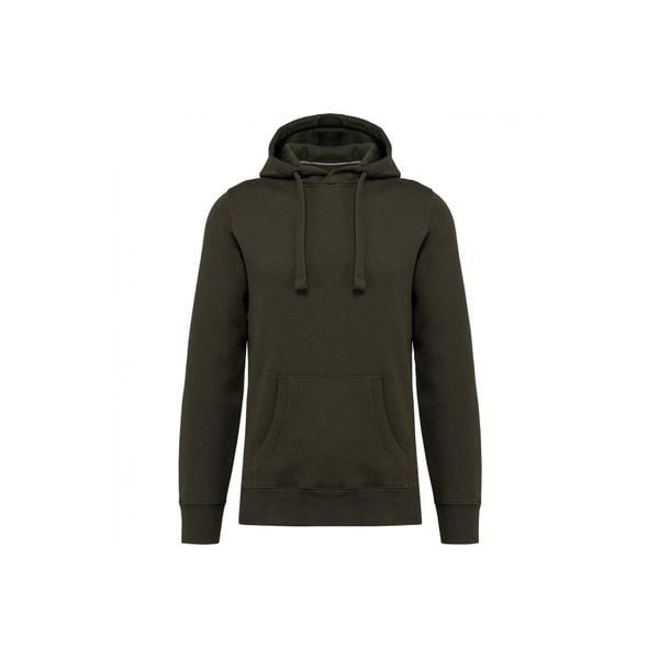 Bluza z kapturem Kariban. Brązowe bluzy męskie KARIBAN, xl, bez wzorów, z bawełny, z kapturem. Za 192.00 zł.