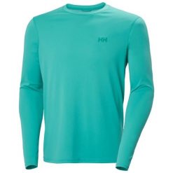 Koszulka termoaktywna Helly Hansen Lifa Active Solen. Zielone koszulki sportowe męskie Helly Hansen, na lato, l, bez wzorów, z materiału, bez kołnierzyka, bez ramiączek, do biegania. Za 309.00 zł.
