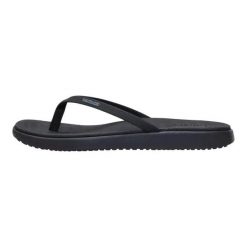 HeyDude Damskie Japonki Maui Breeze Flip. Czarne klapki damskie Hey dude, bez wzorów, z materiału, bez obcasa. Za 159.00 zł.