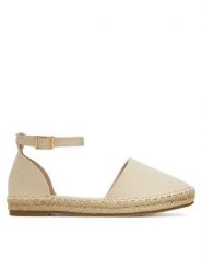 DeeZee Espadryle E8265-6 Beżowy. Brązowe espadryle damskie DeeZee, bez wzorów, z materiału, bez obcasa, bez zapięcia. Za 119.99 zł.