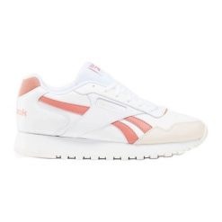 Buty Reebok Glide 100201437 białe. Białe obuwie sportowe damskie bez wzorów, z gumy. Za 411.32 zł.