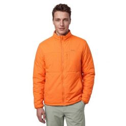 Męska lekka ocieplana kurtka trekkingowa Siroko Triglav Orange. Brązowe kurtki męskie SIROKO, m, bez wzorów, z materiału, bez kaptura. Za 338.00 zł.