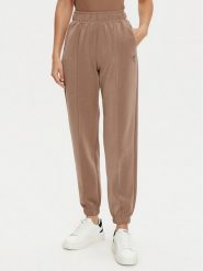 Guess Bluza V4YQ06 KCAY2 Brązowy Regular Fit. Brązowe bluzy damskie Guess, xs, z aplikacjami, z syntetyku, bez kaptura. Za 329.99 zł.