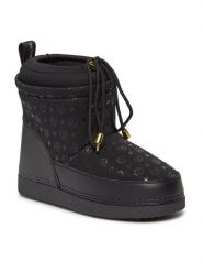 Pollini Śniegowce SA24213G0HXM100A Czarny. Czarne botki damskie Pollini, ze skóry. Za 819.99 zł.