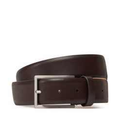 Pasek Męski Calvin Klein. Brązowe paski damskie Calvin Klein, bez wzorów. Za 179.99 zł.