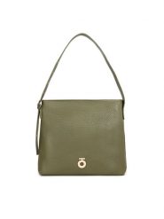 Nobo Torebka BAGU010-K009 Khaki. Brązowe torebki do ręki damskie Nobo, bez wzorów, ze skóry, bez dodatków. Za 169.99 zł.