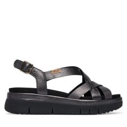 Sandały Pikolinos. Brązowe sandały damskie Pikolinos, bez wzorów, bez obcasa, na płaskiej podeszwie, bez zapięcia. Za 559.99 zł.