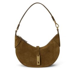 Torebka Polo Ralph Lauren. Zielone torebki do ręki damskie Polo Ralph Lauren, bez wzorów, klasyczne, bez dodatków. Za 2,199.00 zł.