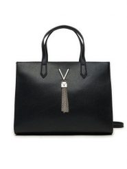 Valentino Torebka Divina VBS1R414G Czarny. Czarne torebki do ręki damskie Valentino, bez wzorów, ze skóry, bez dodatków. Za 409.99 zł.