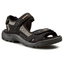 Sandały ECCO. Czarne klapki męskie ecco, bez zapięcia. Za 449.99 zł.