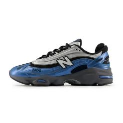 Buty biegowe New Balance M1000. Niebieskie obuwie sportowe damskie New Balance, bez wzorów, z materiału, trekkingowe. Za 449.00 zł.