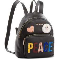 Plecak LOVE MOSCHINO - JC4270PP06KJ0000 Nero. Czarne plecaki damskie Love Moschino, ze skóry ekologicznej. W wyprzedaży za 769.00 zł.