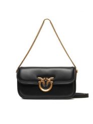 PINKO Torebka Love Box Baguette Al 25-26 PLTT 105083 A26L Czarny. Czarne torebki do ręki damskie Pinko, bez wzorów, ze skóry, bez dodatków. Za 1,319.00 zł.