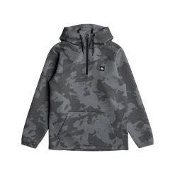 Bluza snowboardowa Quiksilver Shredder Hoodie. Czarne bluzy męskie Quiksilver, s, bez wzorów, bez kaptura. Za 239.99 zł.