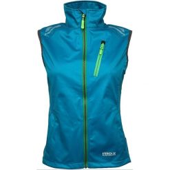 Damska wodoodporna kurtka softshell Pro-X Elements Hanna. Niebieskie kurtki damskie PRO-X ELEMENTS, bez wzorów, z materiału, bez kaptura. Za 333.50 zł.