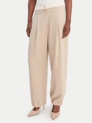 Liu Jo Sport Spodnie materiałowe TA6150 TS923 Beżowy Regular Fit. Brązowe spodnie sportowe damskie Liu Jo Sport, xs, bez wzorów, z materiału. Za 689.99 zł.