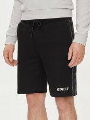 Guess Szorty materiałowe Mickey Z4RD04 KB3P2 Czarny Regular Fit. Czarne szorty męskie Guess, m, z aplikacjami, z bawełny. Za 209.99 zł.
