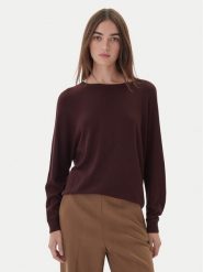 Kontatto Sweter 3M0820C Brązowy Regular Fit. Brązowe swetry damskie Kontatto, m, bez wzorów, z syntetyku, bez kołnierzyka, bez ramiączek, bez kaptura. Za 259.99 zł.