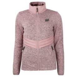 Polaż damski z klejonką Peak Mountain Atormi. Czerwone kurtki damskie Peak Mountain, bez wzorów, z polaru, bez kaptura, narciarskie. Za 209.00 zł.