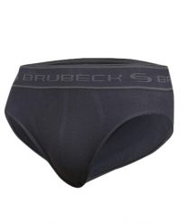 Slipy męskie bawełniane Brubeck. Zielone slipki męskie Brubeck, m, bez wzorów, z bawełny. Za 27.99 zł.