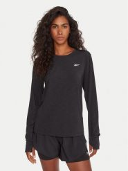 Reebok Koszulka techniczna RK25184CCW Czarny Slim Fit. Czarne koszulki sportowe damskie Reebok, xs, bez wzorów, z syntetyku, bez kołnierzyka, bez ramiączek, do biegania. Za 199.99 zł.