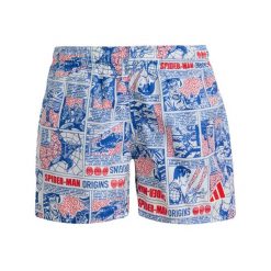 Szorty Adidas Marvel Spider-Man Swim Shorts. Czerwone spodenki dla dziewczynek Adidas, bez wzorów, sportowe. Za 149.00 zł.