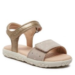 Sandały Geox. Niebieskie sandały chłopięce Geox, bez zapięcia. Za 319.99 zł.