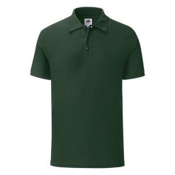 Koszulka Polo Męska Dopasowana. Zielone koszulki polo męskie Fruit of the Loom, m, bez wzorów, bez ramiączek. Za 66.99 zł.