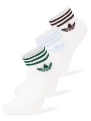 Adidas Originals Skarpety z cienkiej dzianiny w 3-paku Kobiety biały jednolity, M. Białe skarpety damskie adidas Originals, bez wzorów, z bawełny. Za 79.95 zł.