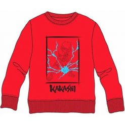 Bluza dziecięca Educa Borras Naruto Kakashi. Czarne bluzy dla dziewczynek 100%, bez wzorów, z bawełny, bez ramiączek, bez kaptura. Za 142.00 zł.