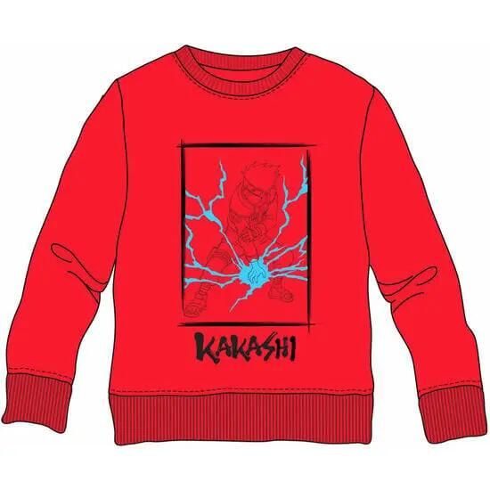 Bluza dziecięca Educa Borras Naruto Kakashi. Czarne bluzy dla dziewczynek 100%, bez wzorów, z bawełny, bez ramiączek, bez kaptura. Za 142.00 zł.