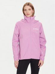 Adidas Kurtka przeciwdeszczowa Multi Essentials 2L Rain JY0481 Fioletowy Regular Fit. Fioletowe kurtki sportowe damskie Adidas, l, bez wzorów, z syntetyku, bez kaptura, outdoorowe. Za 399.99 zł.