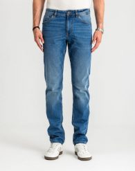Męskie Spodnie Jeansowe Tom Tailor Josh Used Mid Stone Blue Denim Regular Slim Fit 1007860 10119. Niebieskie spodnie materiałowe męskie Tom Tailor, l, bez wzorów, z bawełny, eleganckie. W wyprzedaży za 89.99 zł.