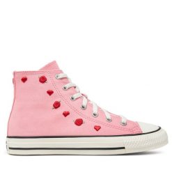 Trampki Converse. Czerwone trampki i tenisówki damskie Converse, bez wzorów, retro, bez zapięcia. Za 189.99 zł.