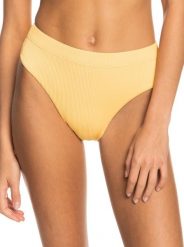 Dół od bikini Roxy Love The Shorey. Żółte bikini damskie Roxy, na lato, xs, bez wzorów. Za 83.99 zł.