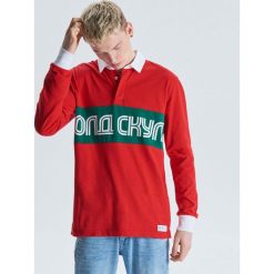 Koszulka polo z kontrastowym kołnierzykiem - Czerwony. Koszulki polo męskie marki Cropp. Za 69.99 zł.