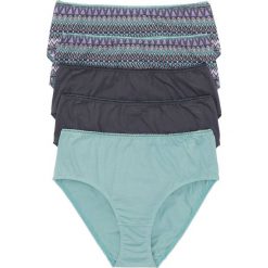 Figi "maxi" (5 par) bonprix zielono-niebieski z nadrukiem. Figi damskie marki KALENJI. Za 64.95 zł.