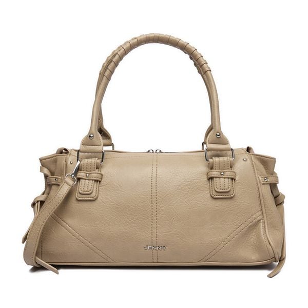 Torebka JENNY. Brązowe torebki do ręki damskie Jenny, bez wzorów, klasyczne, bez dodatków. Za 169.99 zł.