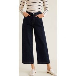 Mango - Jeansy Newculot. Niebieskie jeansy damskie Mango. Za 139.90 zł.
