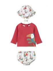 Mayoral Koszulka do pływania 1669 Czerwony. Czerwone t-shirty i topy dla dziewczynek Mayoral, bez wzorów, z syntetyku, bez ramiączek. Za 89.99 zł.