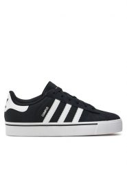 Adidas Sneakersy Campus Vulc IH8038 Czarny. Czarne buty sportowe dziewczęce Adidas, bez wzorów, z materiału, bez zapięcia. Za 219.99 zł.