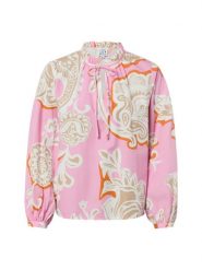 Emily van den Bergh Bluzka damska tunika Kobiety Bawełna różowy, 40. Czerwone bluzki damskie Emily van den Bergh, bez wzorów, z bawełny, bez kołnierzyka, bez ramiączek. Za 499.95 zł.