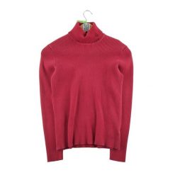 Second life - Damski sweter z golfem czerwony - Stan bardzo dobry. Czerwone swetry damskie Ralph Lauren, bez wzorów, bez kołnierzyka, bez ramiączek, bez kaptura. Za 114.98 zł.