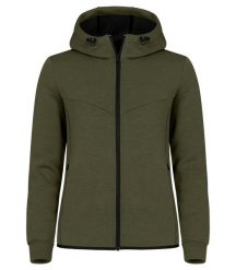 Clique Hayden Women Kurtka z kapturem z miękkiego materiału air-layer – Fog. Zielone kurtki damskie CLIQUE, m, bez wzorów, z elastanu, z kapturem. Za 237.95 zł.