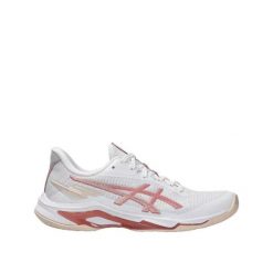 Buty do siatkówki ASICS Netburner Ballistic FF 4 Białe/Różowe. Białe obuwie sportowe damskie Asics, bez wzorów, do siatkówki. Za 569.55 zł.