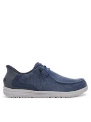 Skechers Mokasyny Melson-Coronado 210959/DEN Granatowy. Niebieskie mokasyny męskie Skechers, z materiału. Za 249.99 zł.