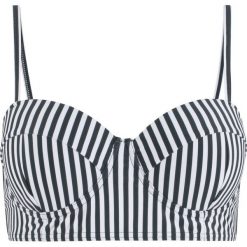 Biustonosz bikini na fiszbinach bonprix czarno-biały. Czarne bikini damskie bonprix. Za 89.99 zł.