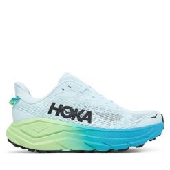 Buty do biegania Hoka. Niebieskie obuwie sportowe damskie HOKA, bez wzorów, do biegania. Za 719.99 zł.